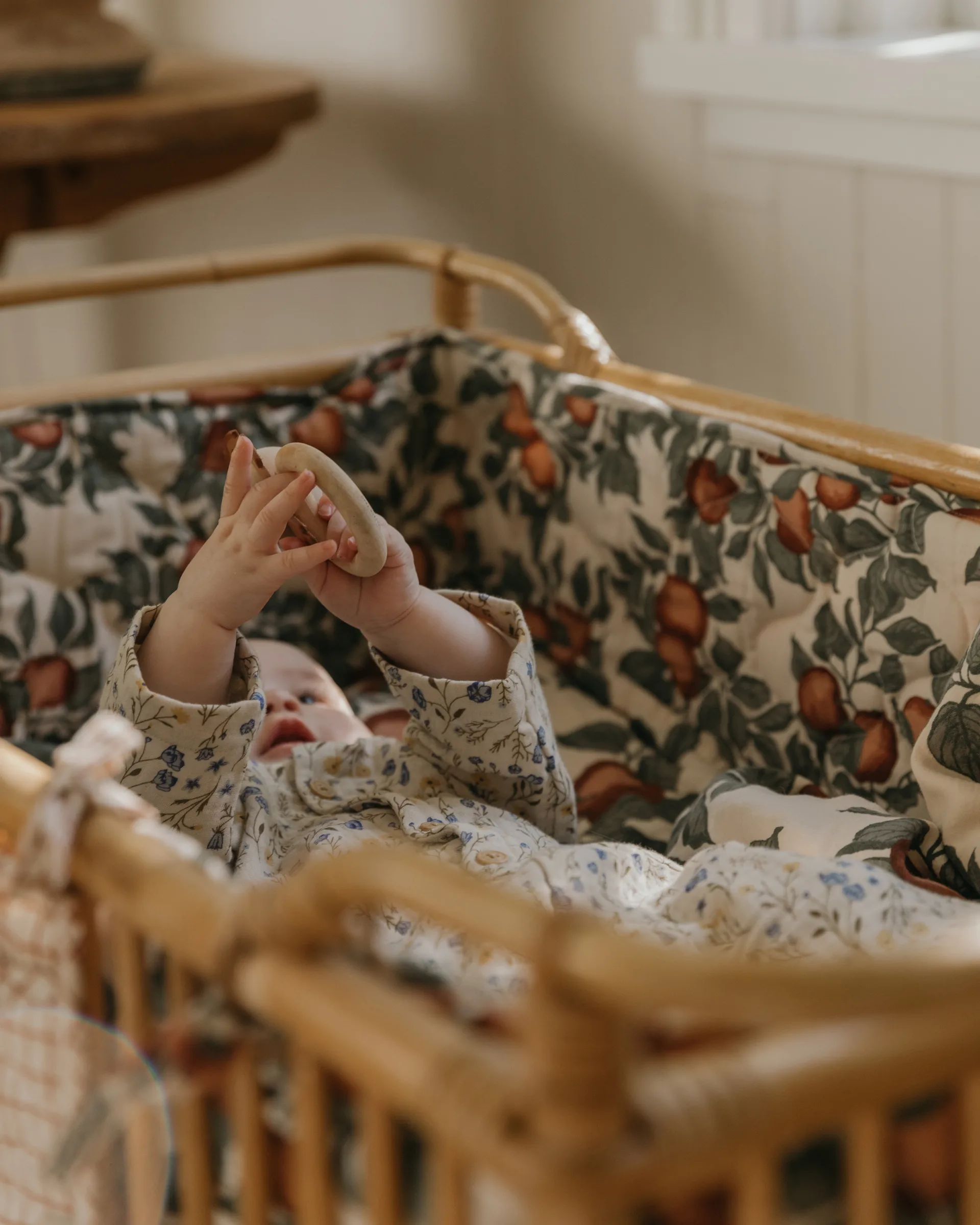 Protetor de berço Pomme Satin Quilted, 360x30x0,5 cm Garbo&Friends