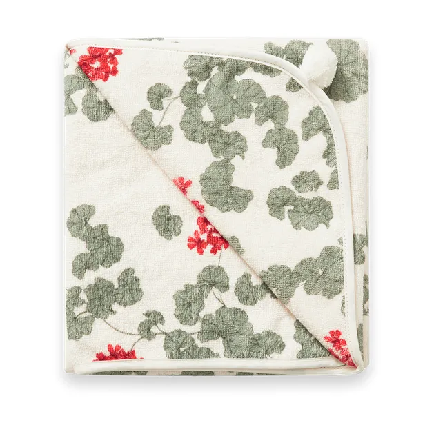 Toalha com capuz Pelargonium Terry, 80x80 cm Garbo&Friends
