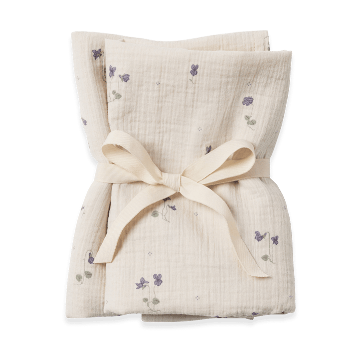 Viola Muslin manta pequena 2 peças - 60x60 cm - Garbo&Friends