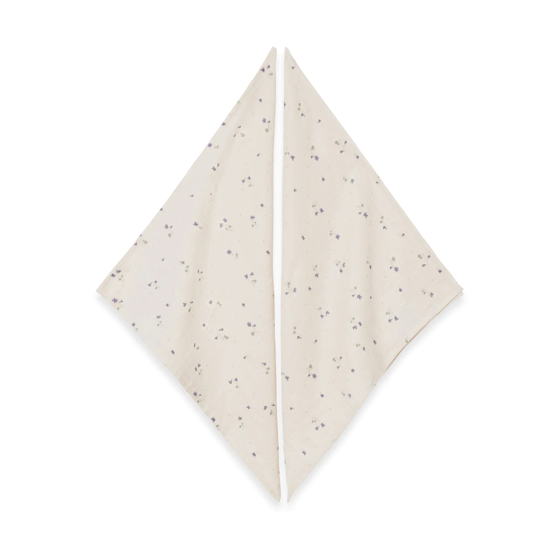 Viola Muslin manta pequena 2 peças, 60x60 cm Garbo&Friends