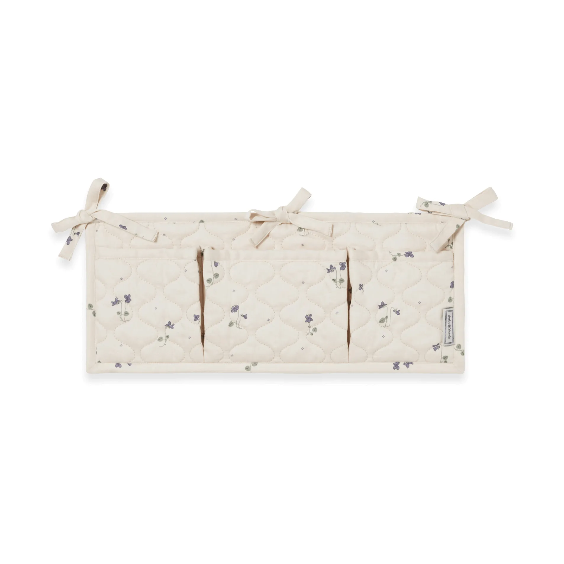 Viola Satin bolso acolchoado para cama, 18x43 cm Garbo&Friends