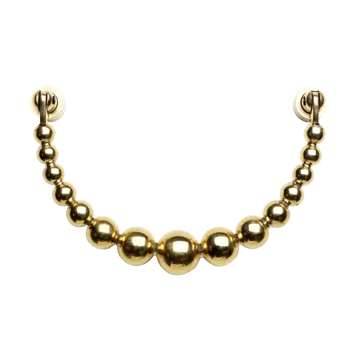 Aldaba de porta Garden Glory - Polished brass - Garden Glory