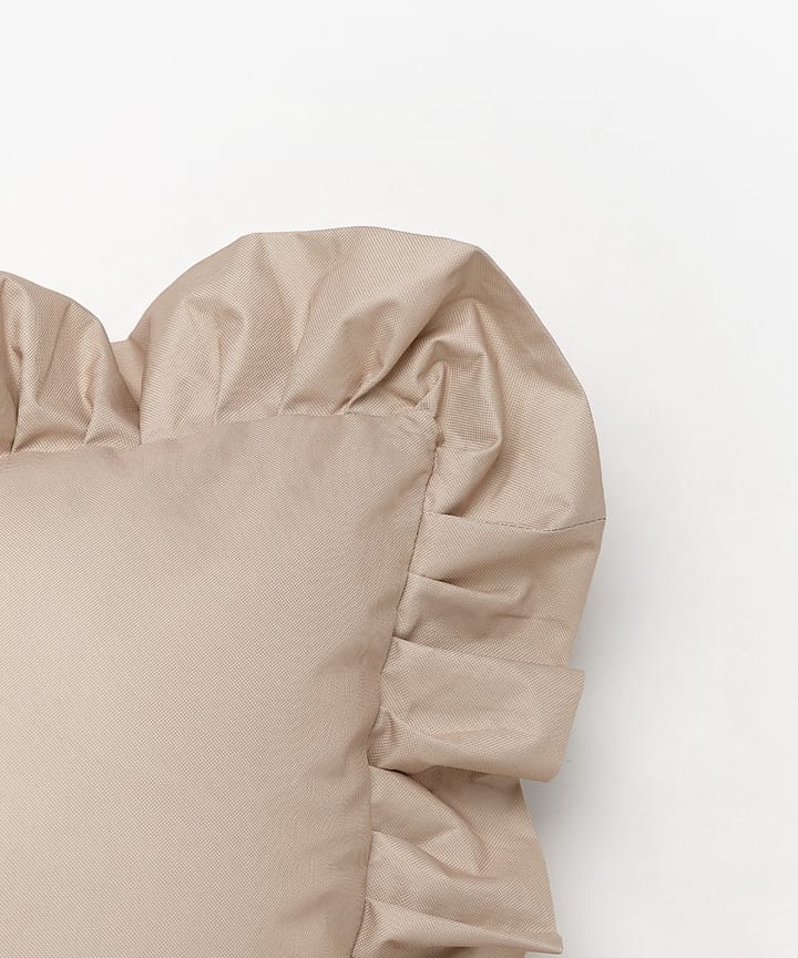 Almofada com babado Garden Glory Outdoor 45x45 cm, Beige Garden Glory