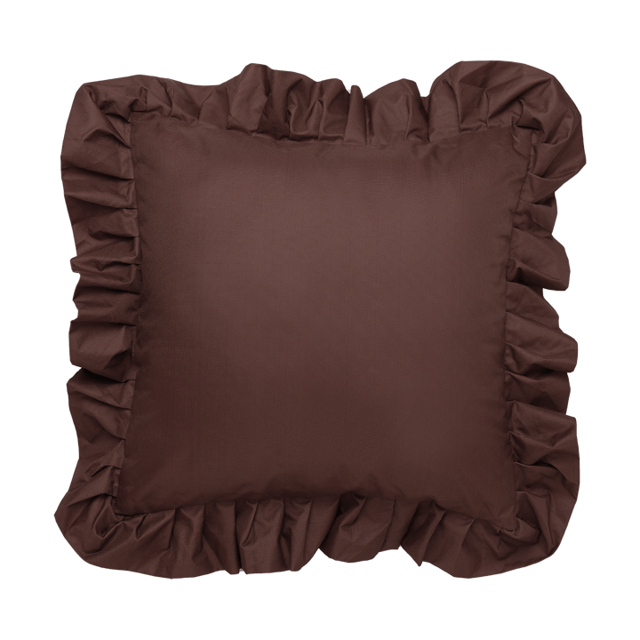 Almofada com babado Garden Glory Outdoor 45x45 cm - Brown - Garden Glory