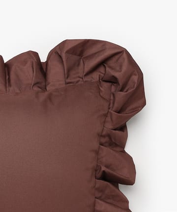 Almofada com babado Garden Glory Outdoor 45x45 cm - Brown - Garden Glory