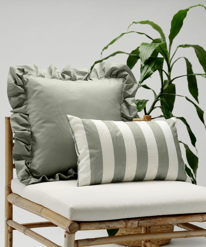 Almofada com babado Garden Glory Outdoor 45x45 cm, Green Garden Glory