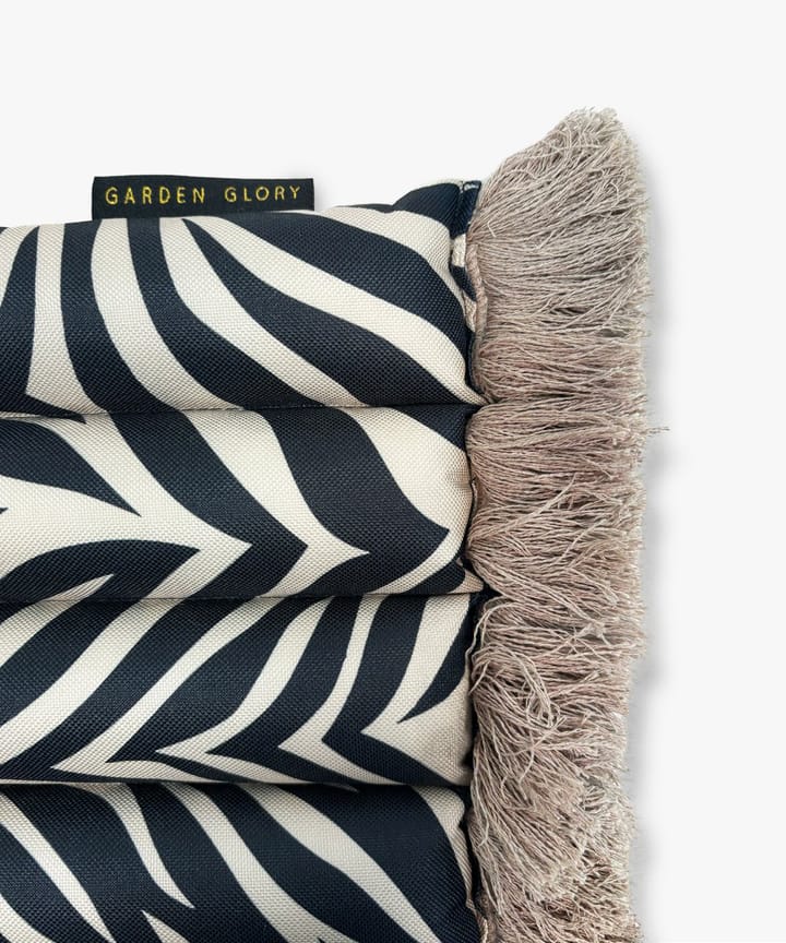 Almofada de assento Garden Glory Outdoor, Zebra fringe Garden Glory