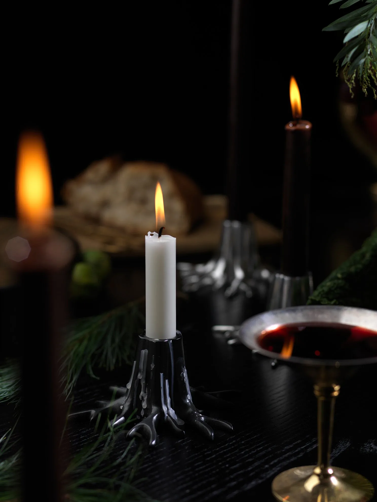 Castiçal Garden Glory The Root, Black matte Garden Glory