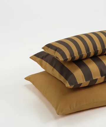 Garden Glory almofada listrada - Amarelo açafrão-castanho, 50x50 cm - Garden Glory