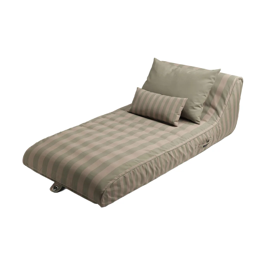 Garden Glory espreguiçadeira flutuante, Verde eucalipto-bege, 85x168,5 cm Garden Glory