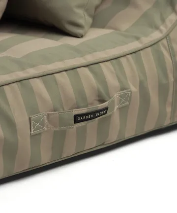 Garden Glory espreguiçadeira flutuante - Verde eucalipto-bege, 85x168,5 cm - Garden Glory