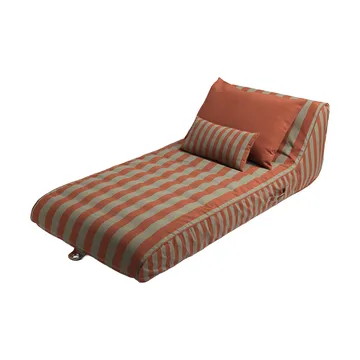 Garden Glory espreguiçadeira flutuante - Verde eucalipto-terracota, 85x168,5 cm - Garden Glory