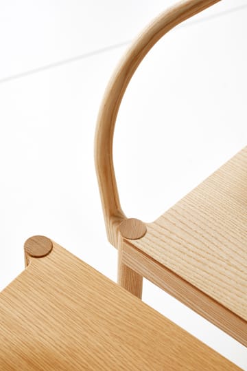 Cadeira Light & Easy - Assento de madeira branca folheada - Gärsnäs