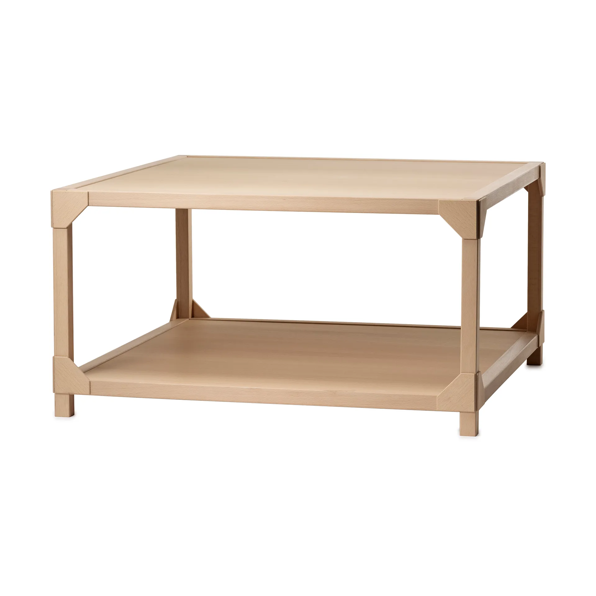 Mesa de Centro Bleck 75x75 cm folheado, Faia-natural Gärsnäs