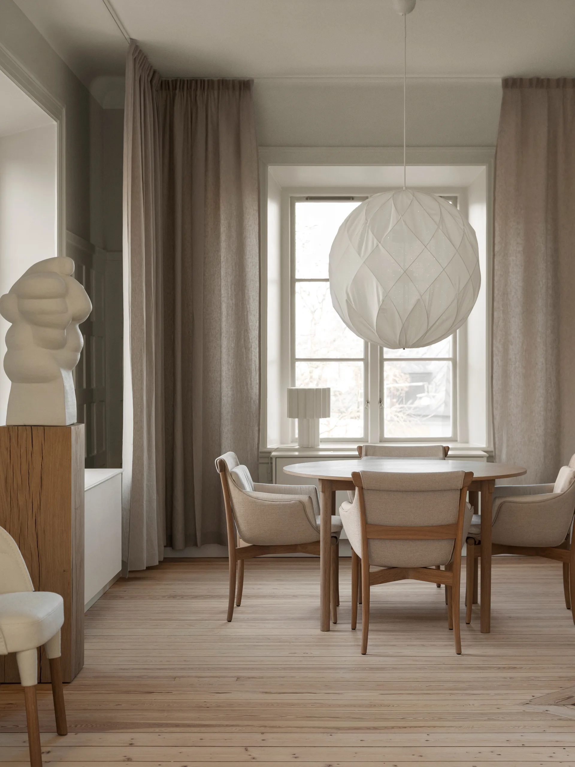 Mesa Tak Ø120 cm, Carvalho-natural Gärsnäs