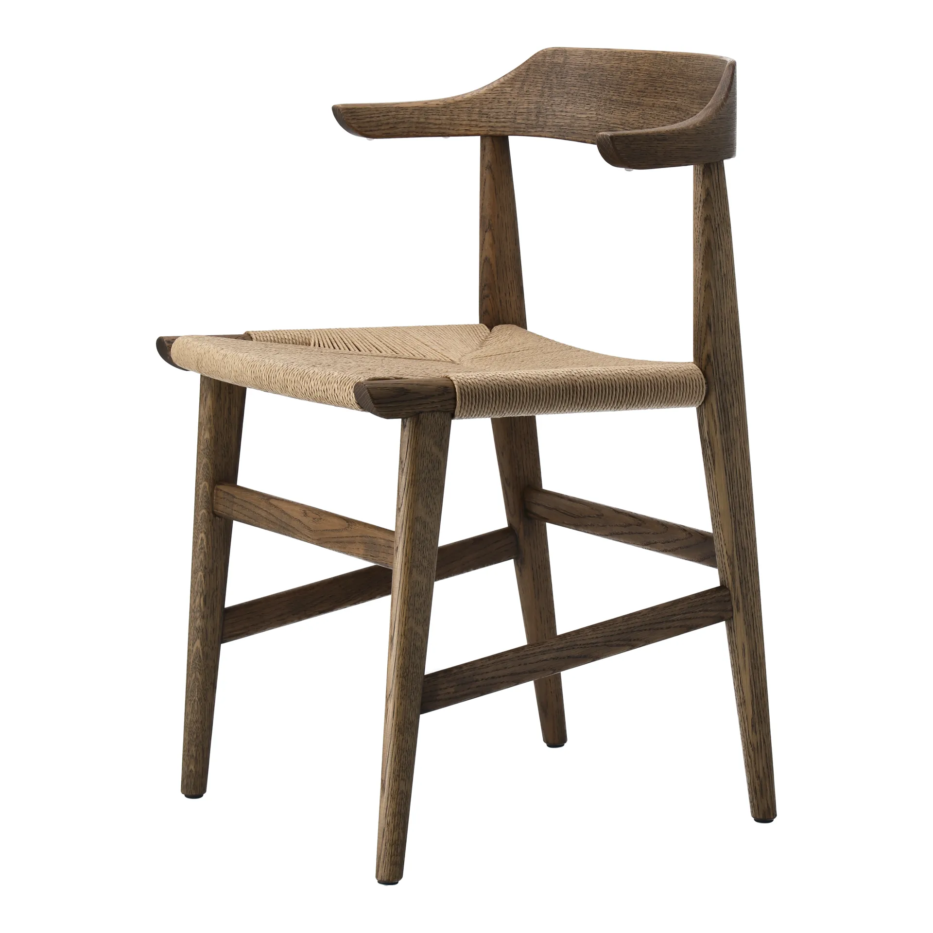 Poltrona Hedda, Cordão de papel preto de carvalho natural Gärsnäs