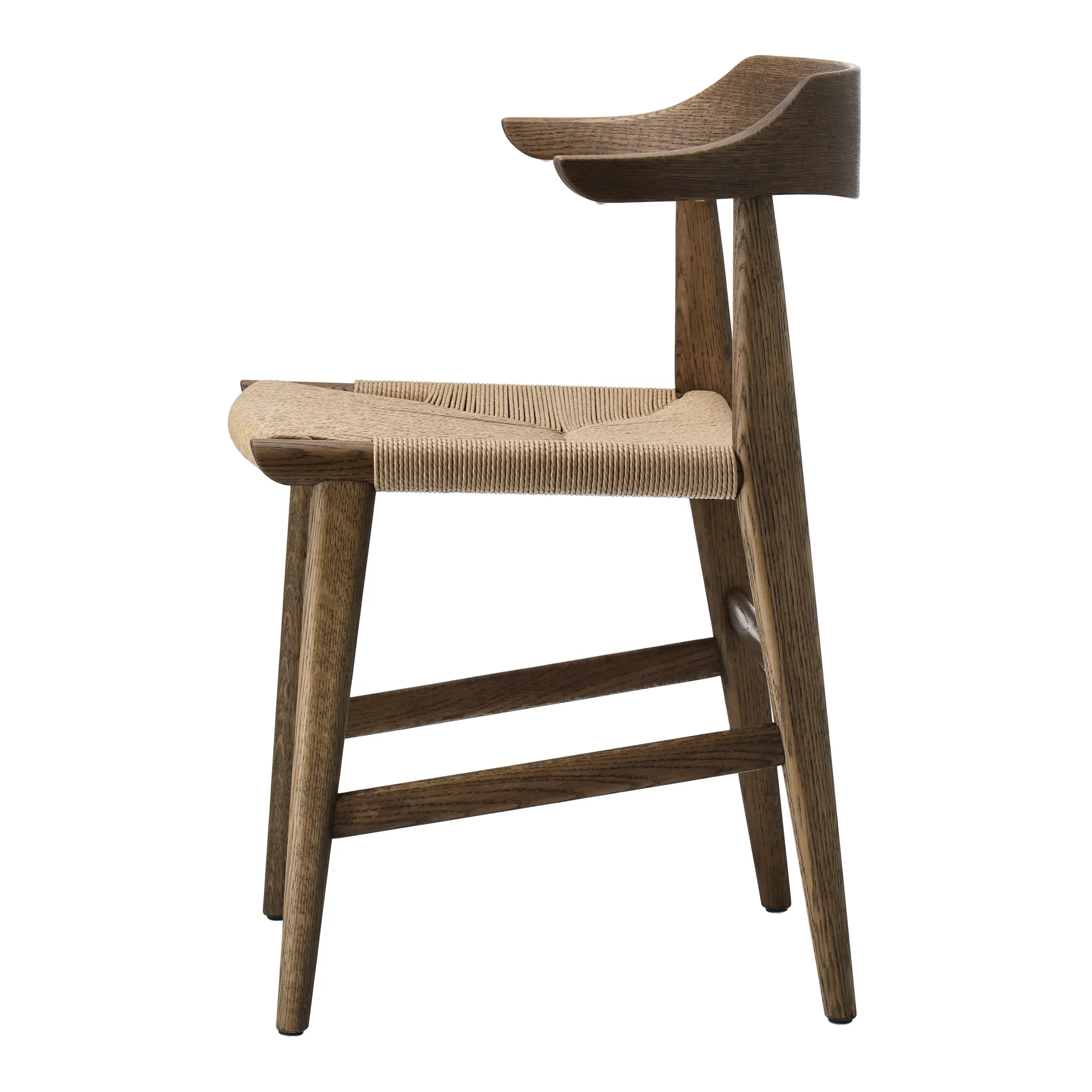 Poltrona Hedda, Cordão de papel preto de carvalho natural Gärsnäs