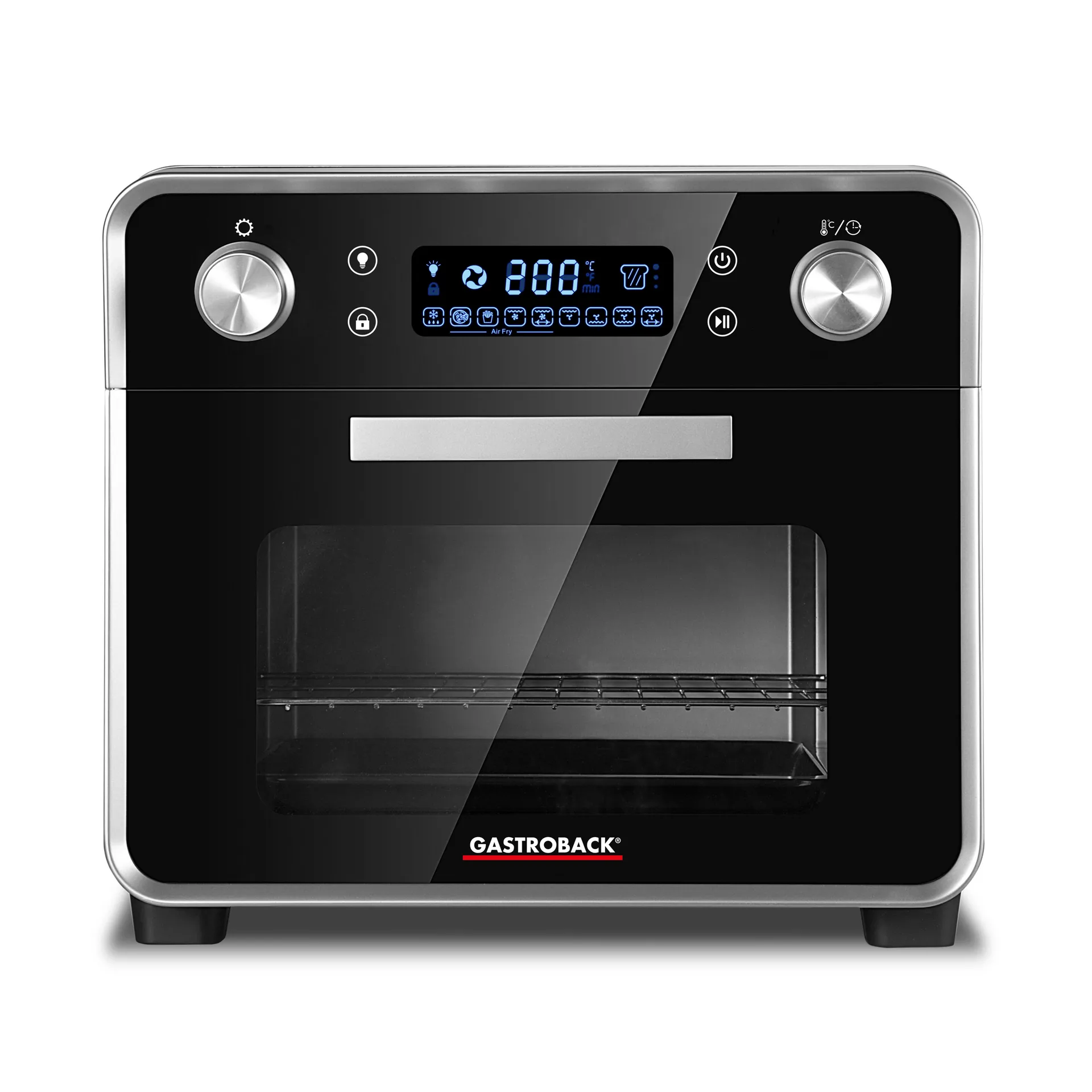 Gastroback Design 42815 forno e airfryer 5-em-1, Prateado Gastroback