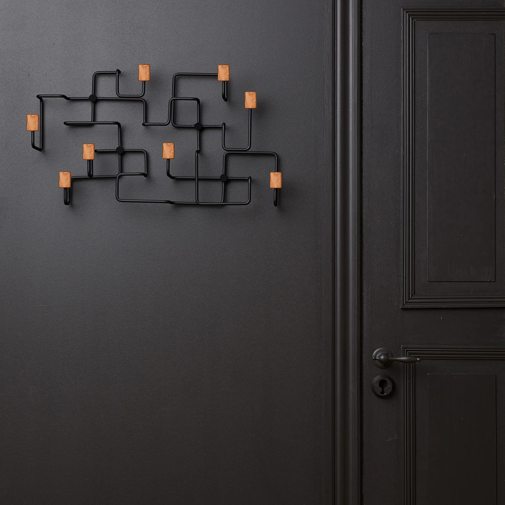 Cabide Underground, preto-carvalho Gejst