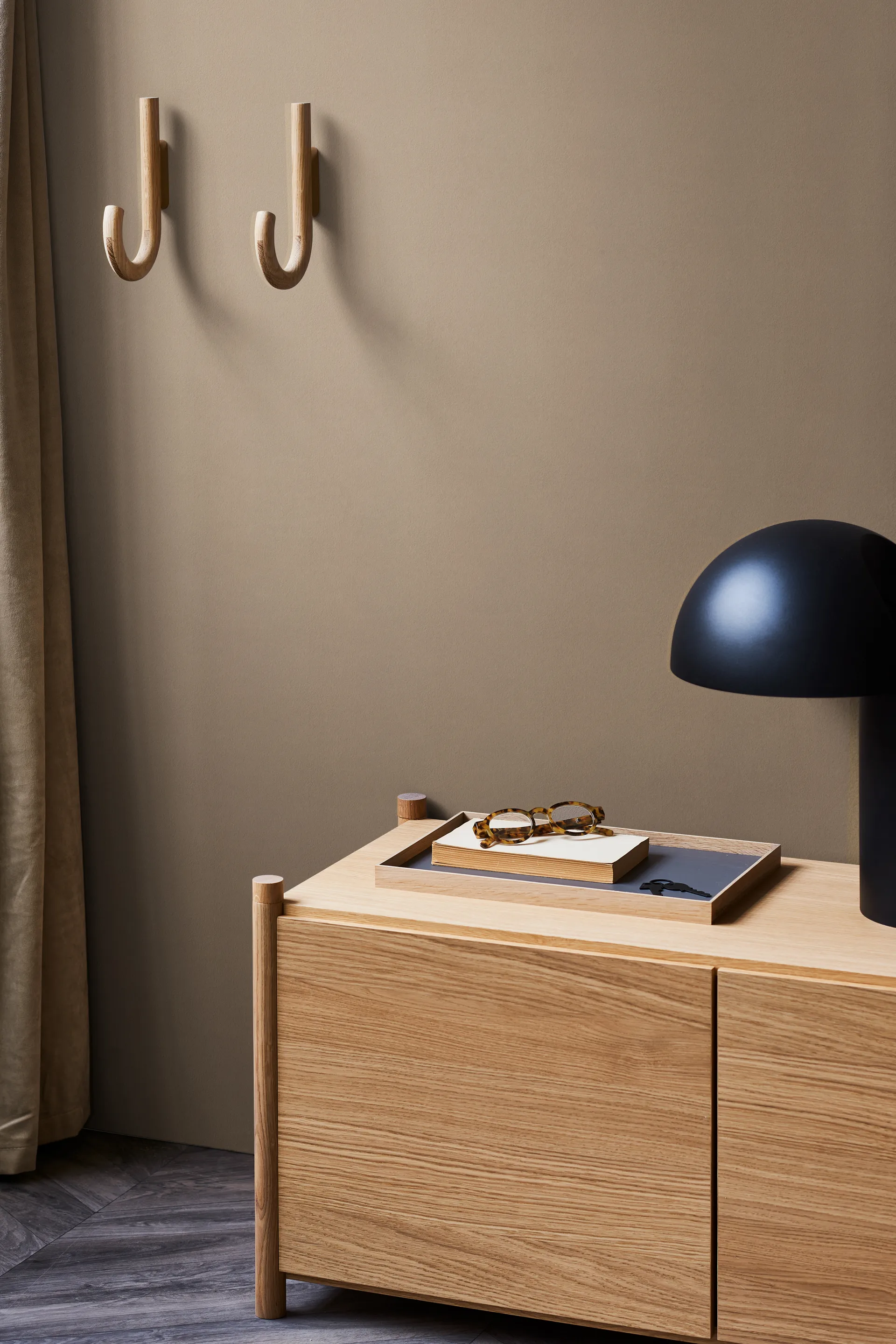 Gancho Hook 19 cm, Carvalho-latão Gejst