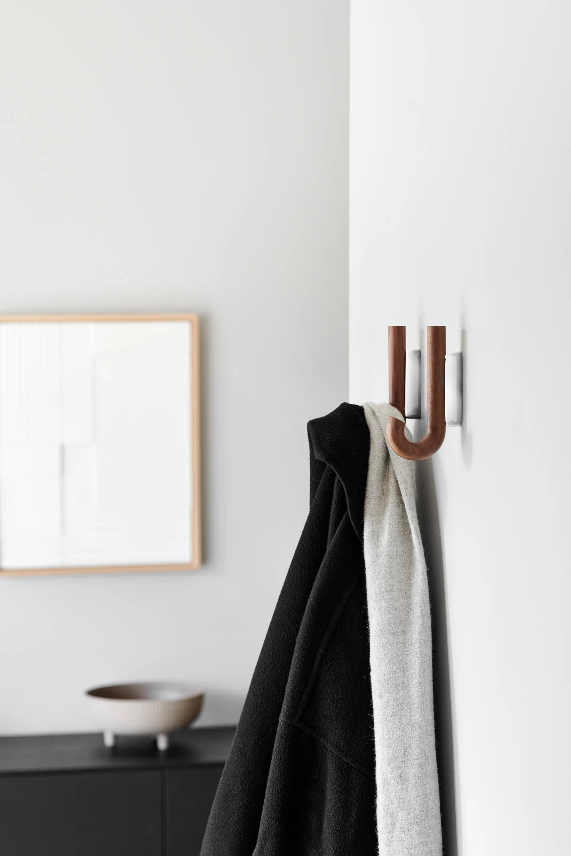 Hook gancho mini 13,3 cm , nogueira-cromo Gejst