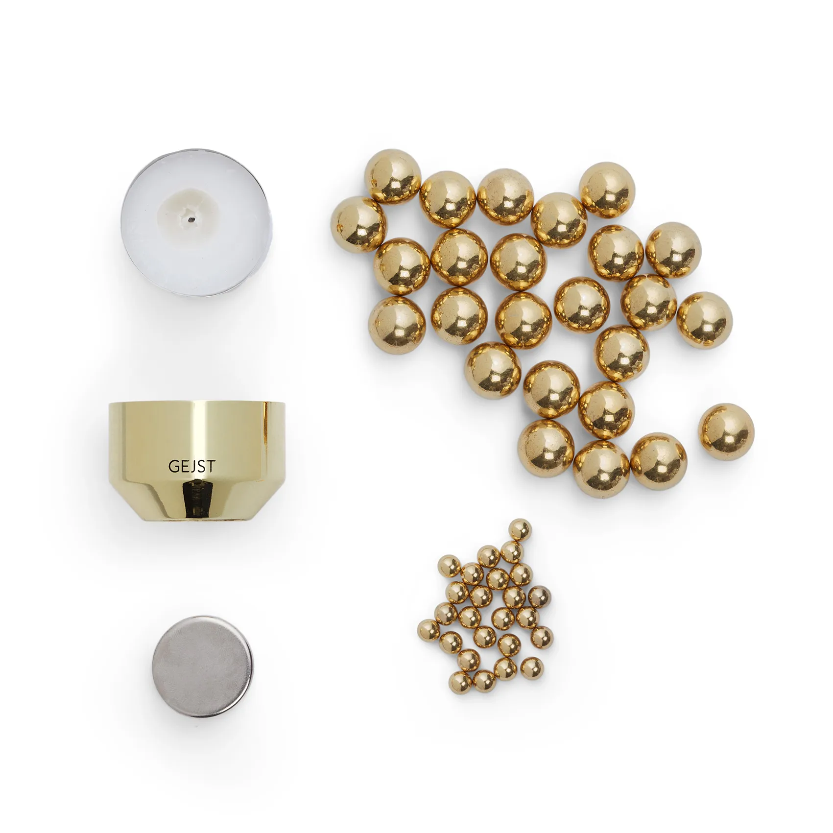 Lanterna Molekyl, latão Gejst