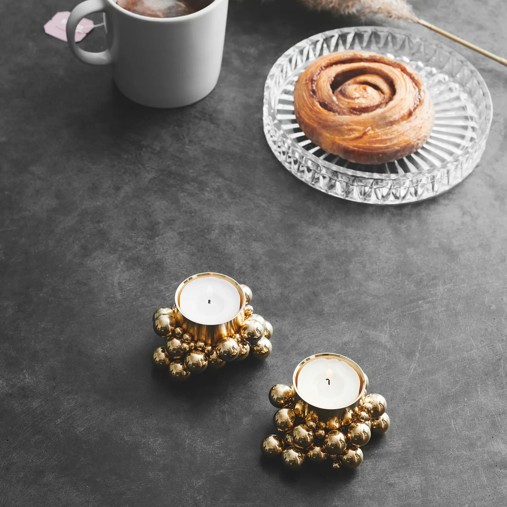 Lanterna Molekyl, latão Gejst