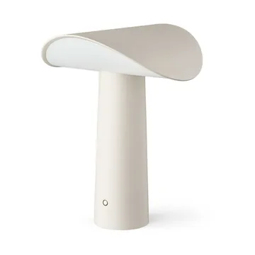 Lium candeeiro de mesa portátil 22,5 cm - Cinzento quente - Gejst