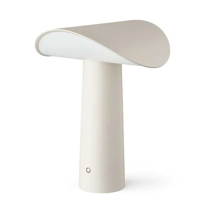 Lium candeeiro de mesa portátil 22,5 cm - Cinzento quente - Gejst