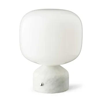 Meemo candeeiro de mesa portátil 23 cm - Mármore branco - Gejst