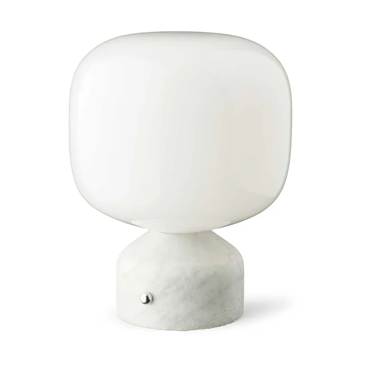 Meemo candeeiro de mesa portátil 23 cm - Mármore branco - Gejst