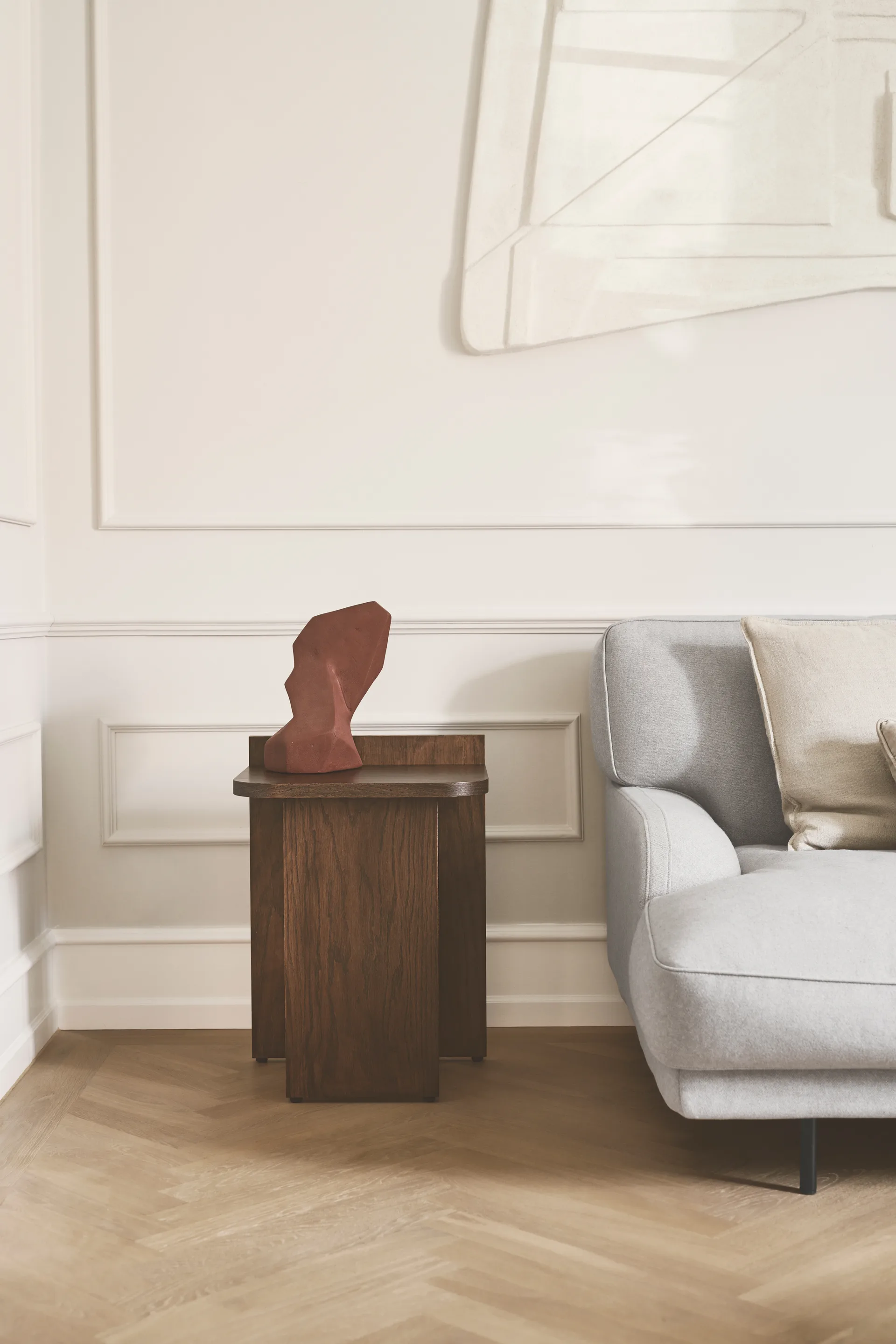 Mesa de apoio Ismo, Carvalho escuro Gejst