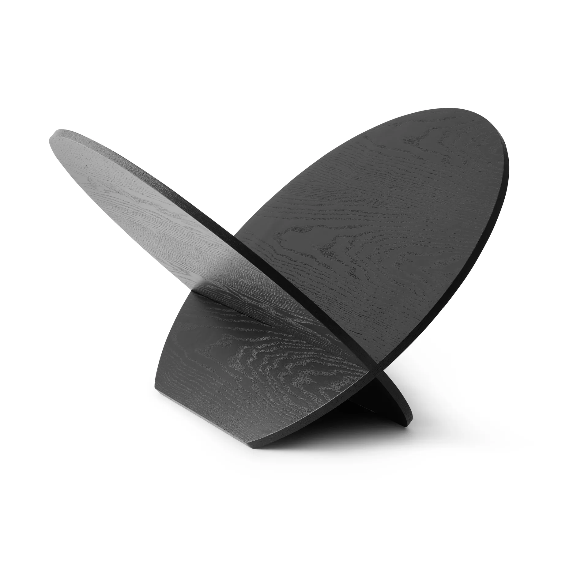 Porta revistas Silia , Madeira preta  Gejst