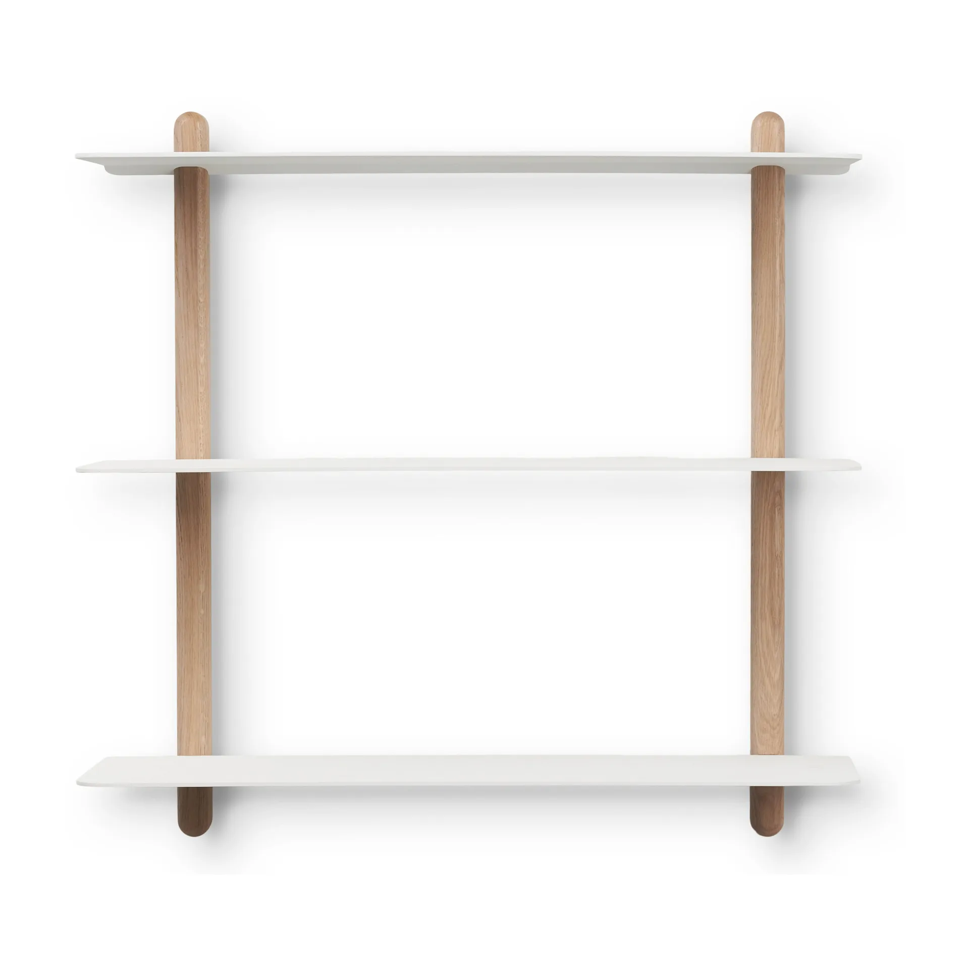 Prateleira grande Nivo A , Carvalho claro-branco  Gejst