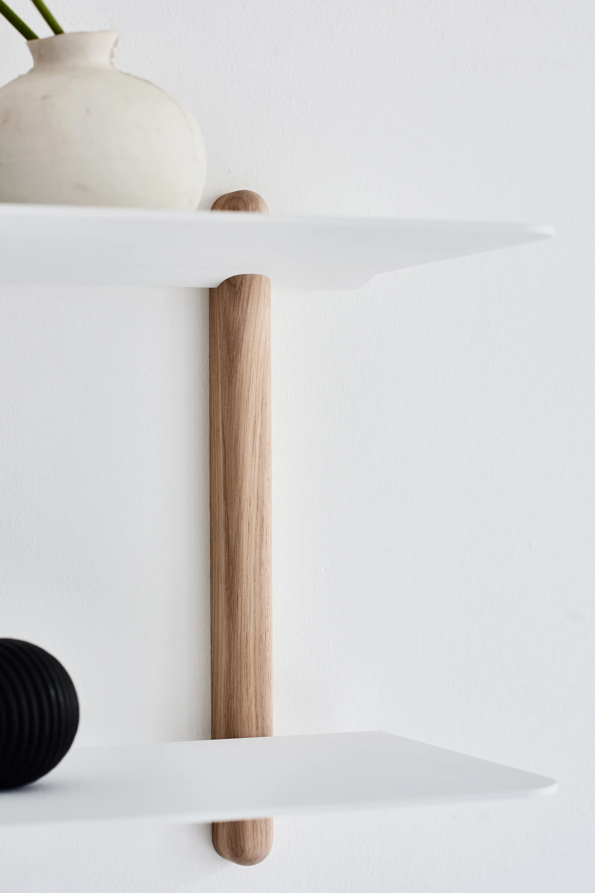 Prateleira grande Nivo F , Carvalho claro-branco  Gejst