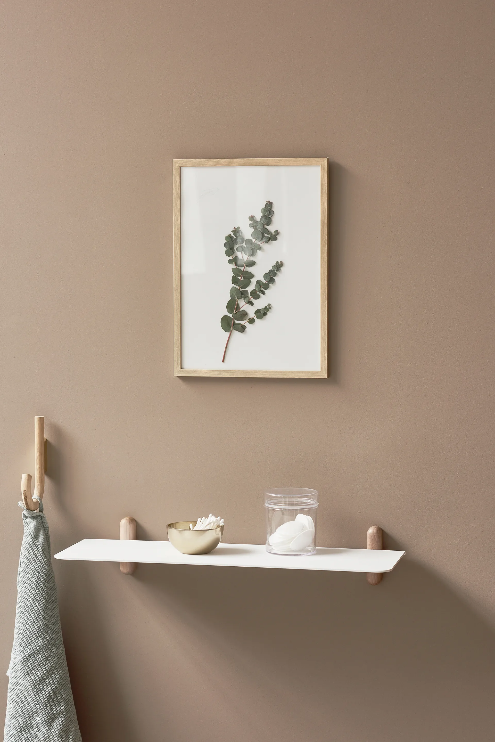 Prateleira grande Nivo G , Carvalho claro-branco  Gejst