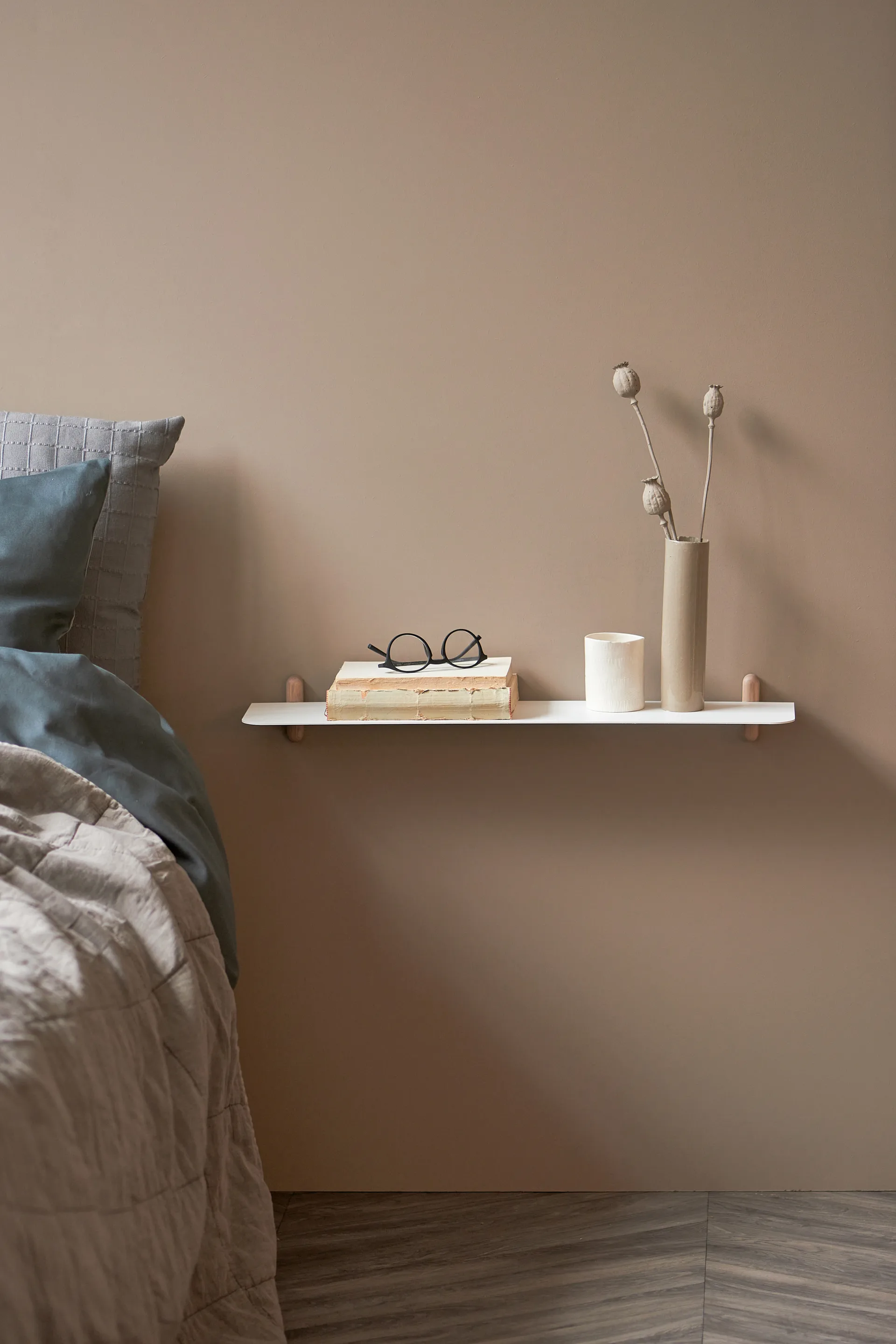 Prateleira Nivo G, Carvalho claro-branco Gejst