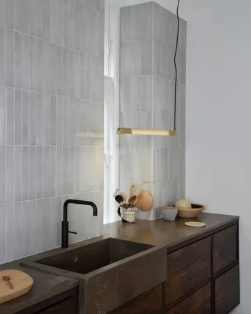 Radent pendente curto 70 cm - Latão - Gejst