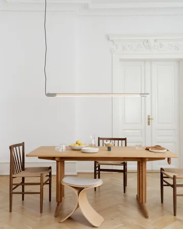 Radent pendente longo 135 cm - Aço - Gejst