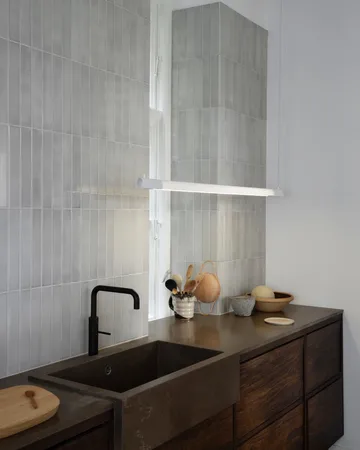 Radent pendente longo 135 cm - Branco - Gejst