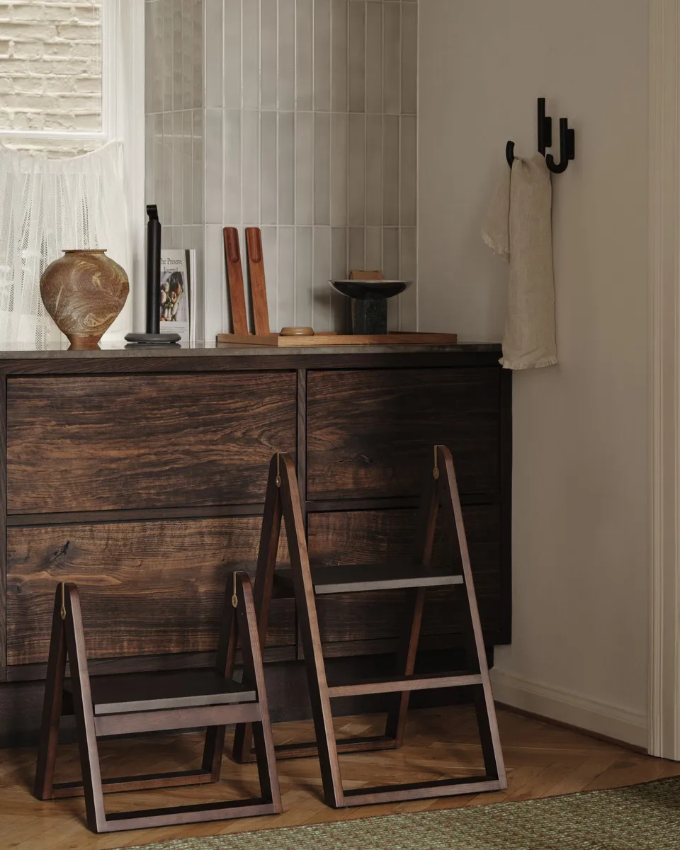 Reech banco de apoio, Freixo escuro Gejst