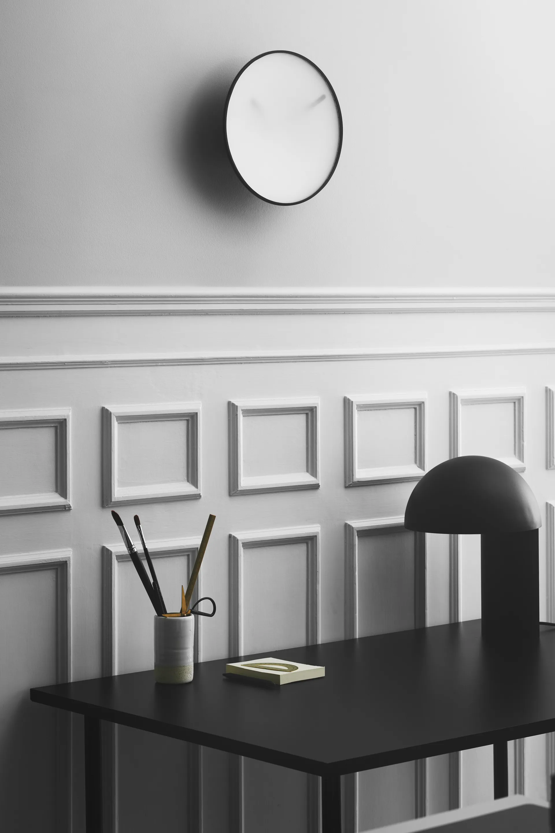 Relógio de parede Momentt Ø30 cm, Branco Gejst