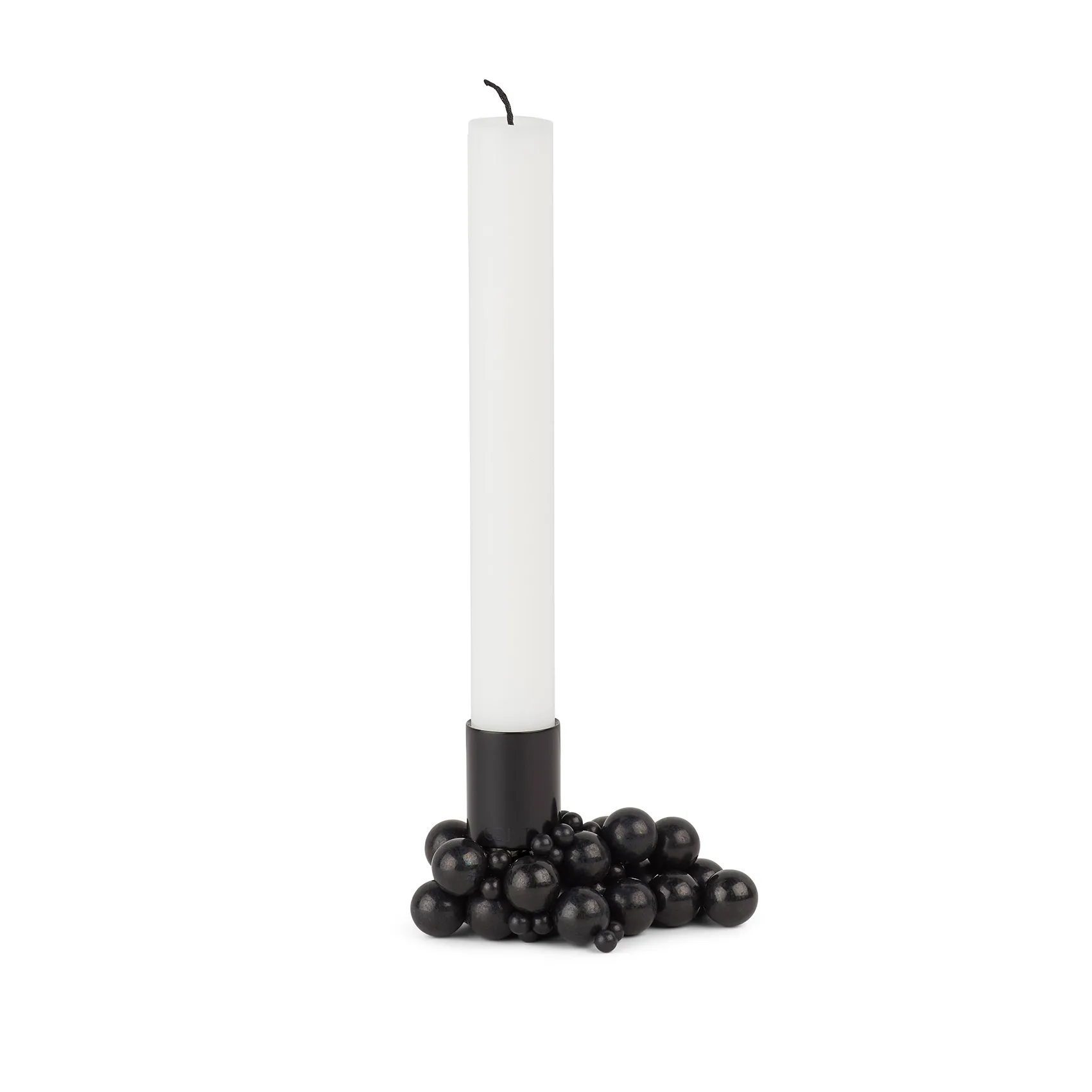 Suporte de velas Molekyl 1, preto Gejst