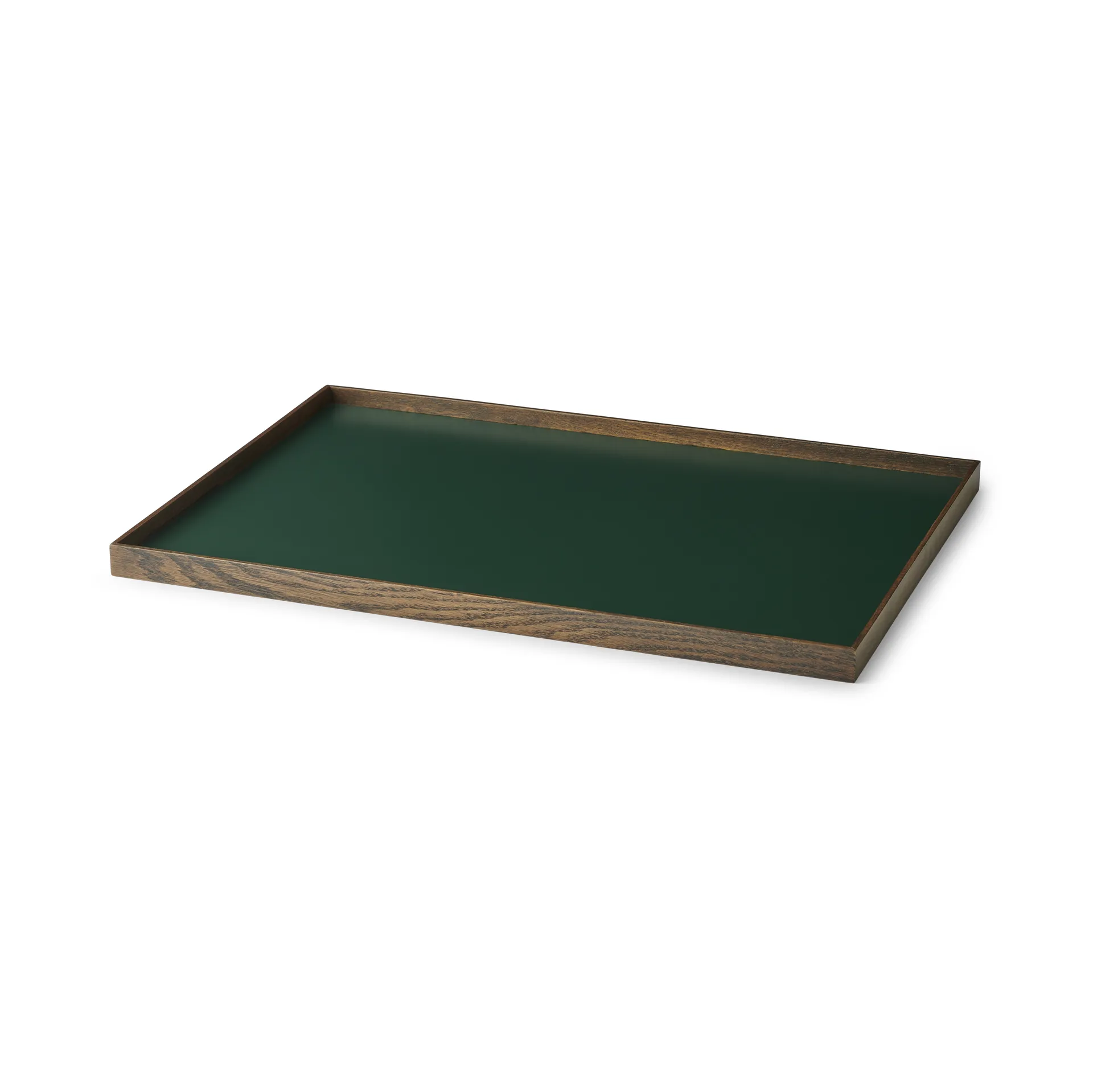 Tabuleiro Frame grande 35,5x50,6 cm, Carvalho fumado-Verde  Gejst