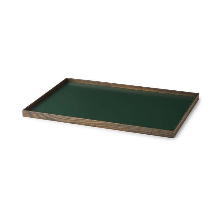 Tabuleiro Frame grande 35,5x50,6 cm - Carvalho fumado-Verde  - Gejst