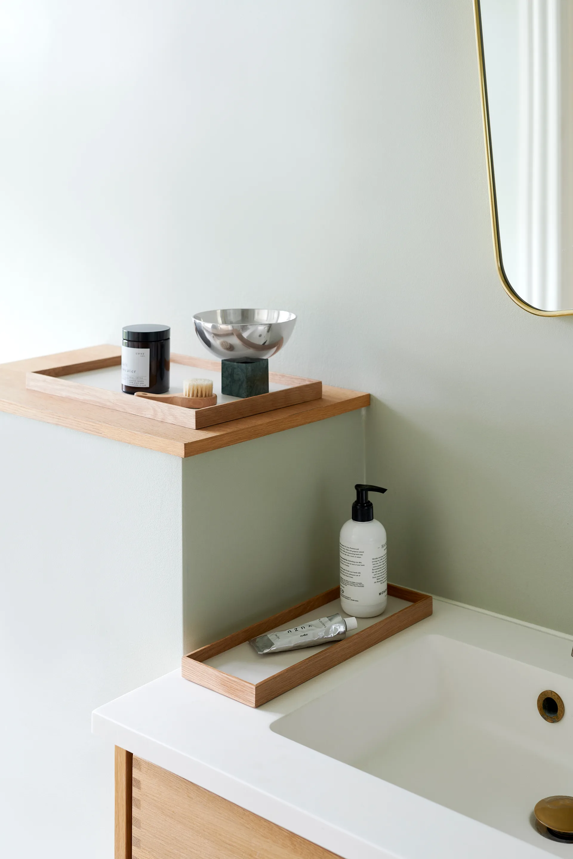 Tabuleiro Frame médio 23x34 cm, Carvalho-bege  Gejst