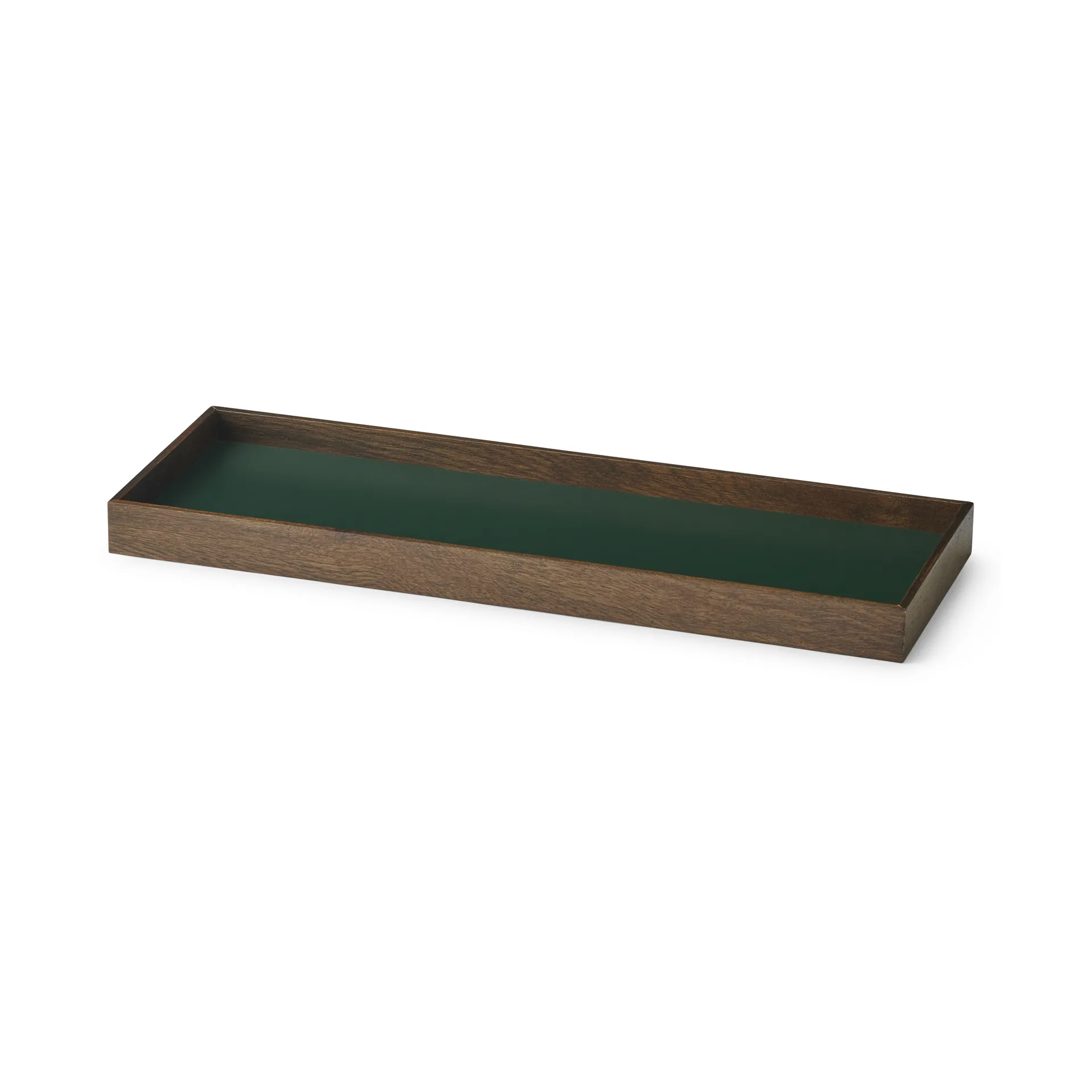 Tabuleiro Frame pequeno 11x32,4 cm, Carvalho fumado-Verde  Gejst