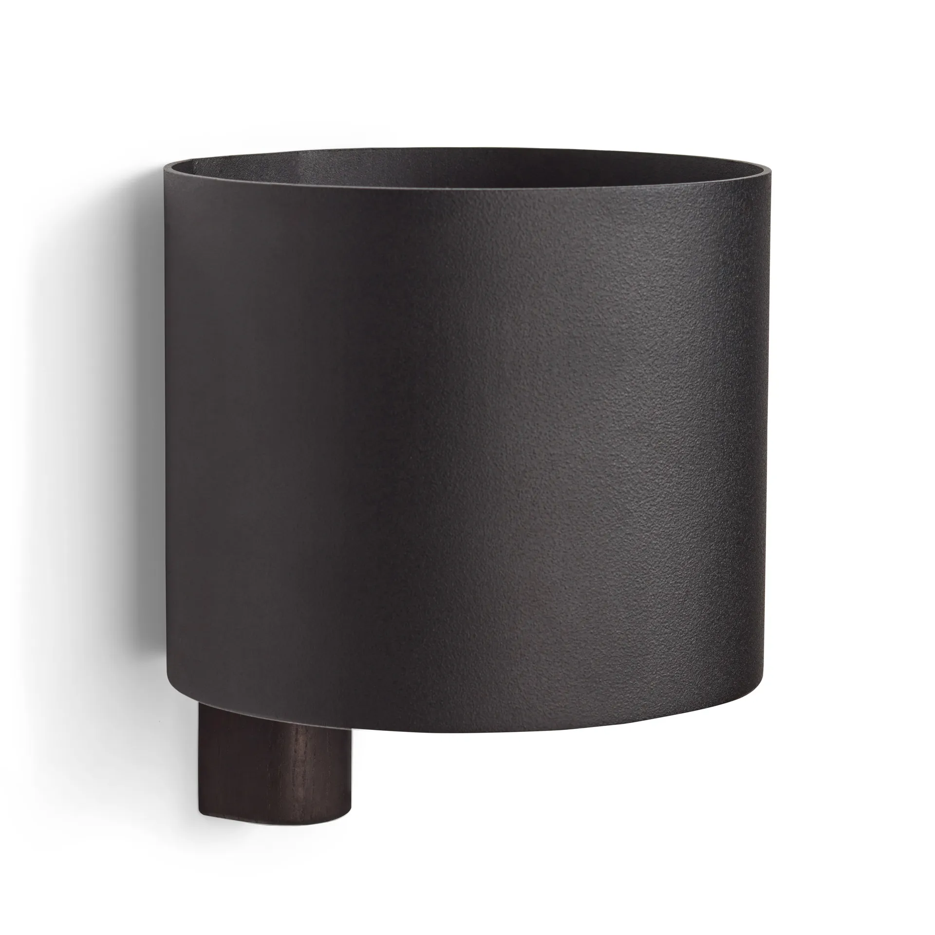 Vaso de flores Kollage Ø14 cm, Preto-carvalho Gejst
