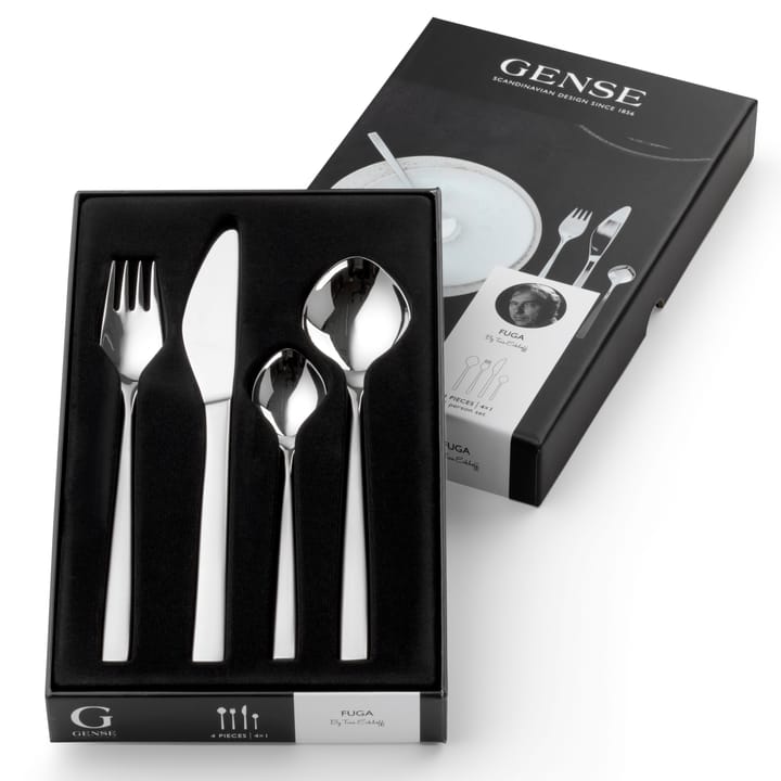 Conjunto de talheres Fuga, 4 peças Gense