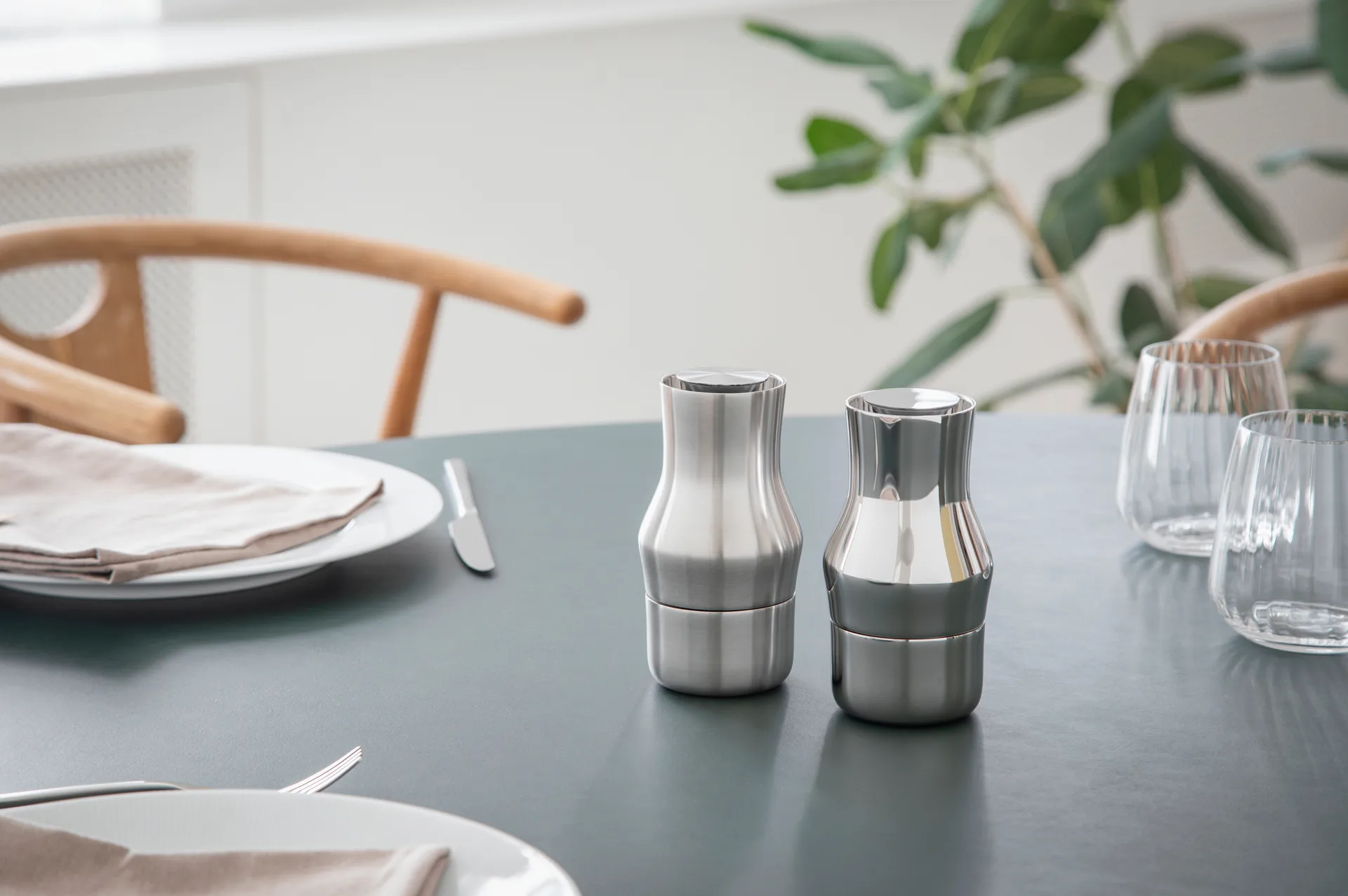 Dorotea moedor de especiarias 14 cm, Aço fosco Gense